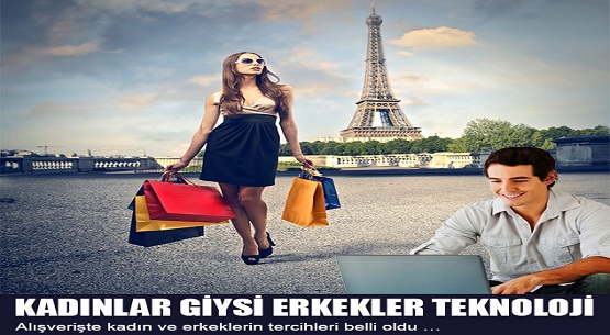Kadın ve erkeklerin alışveriş tercihleri belli oldu