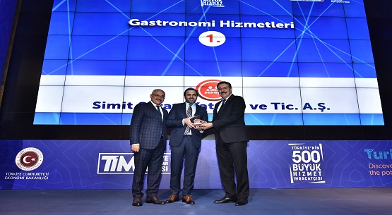 Türkiye’nin en büyük hizmet ihracatçısı Simit Sarayı