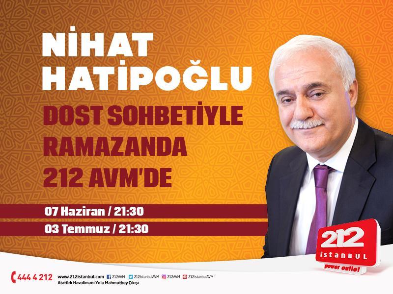 212 AVM `de Nihat Hatipoğlu İle Ramazan Sohbetleri 