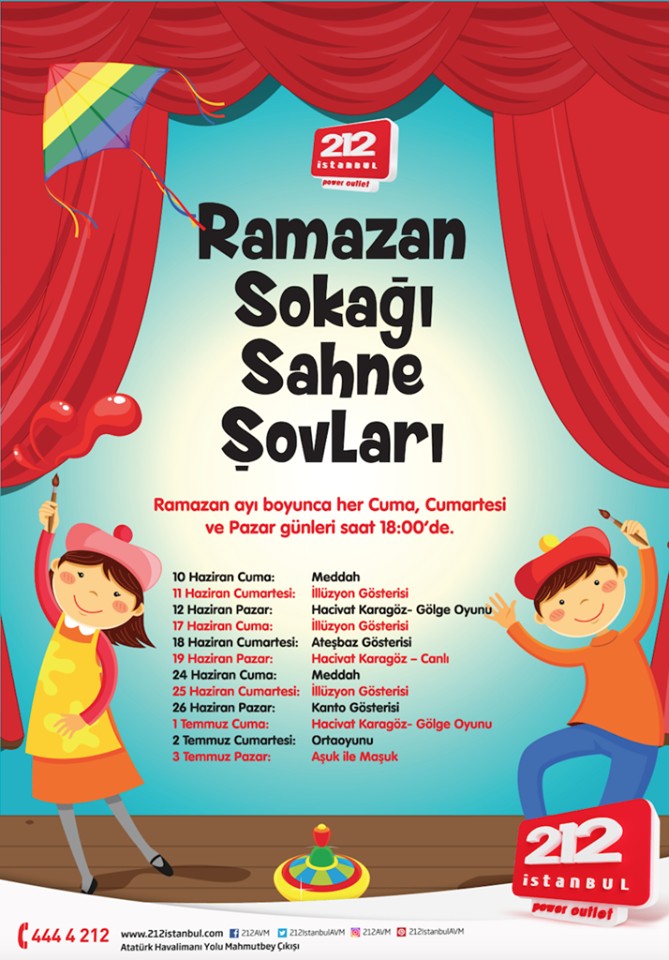 212 AVM `de Ramazan Sokağı Şovları 