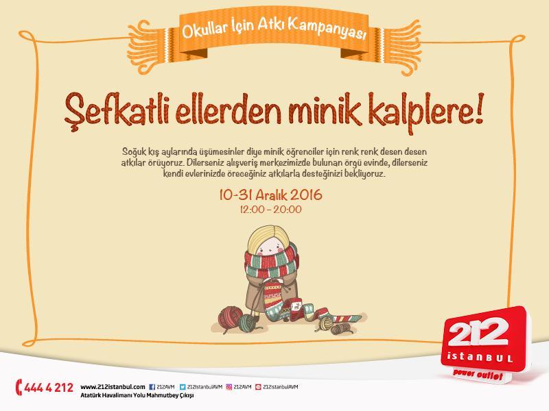 212 AVM`den Sosyal Sorumluluk Projesi 