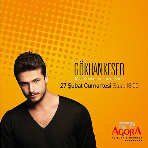 Agora AVM `de Gökhan Keser Mini Konser ve İmza Günü 