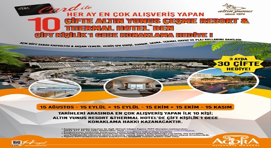 Agora AVM`den tatil fırsatı 