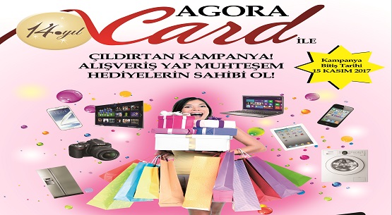 Agora Card hediye dağıtıyor 
