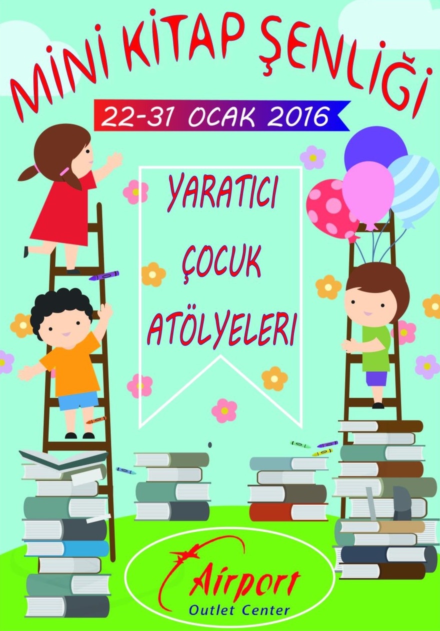 Airport Outlet Center `da Mini Kitap Şenliği 