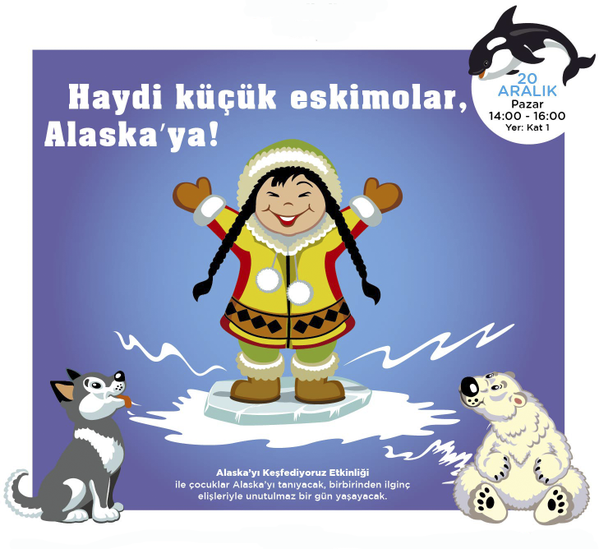 Akbatı `nın Minikleri Alaska`yı Keşfediyor 