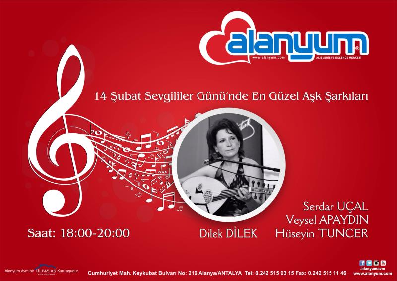 Alanyum AVM 14 Şubat Sevgililer Günü 