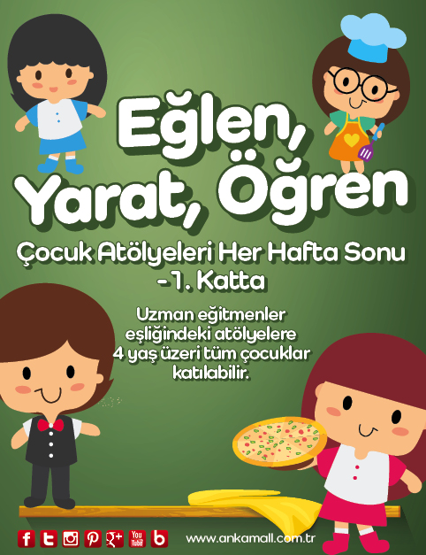 Ankamall AVM `de Çocuk Atölyeleri Etkinliği 