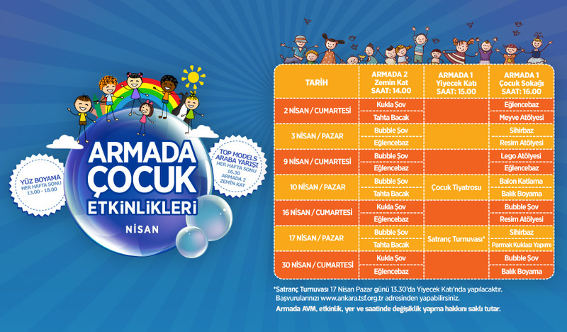 Armada AVM Çocuk Etkinlikleri 