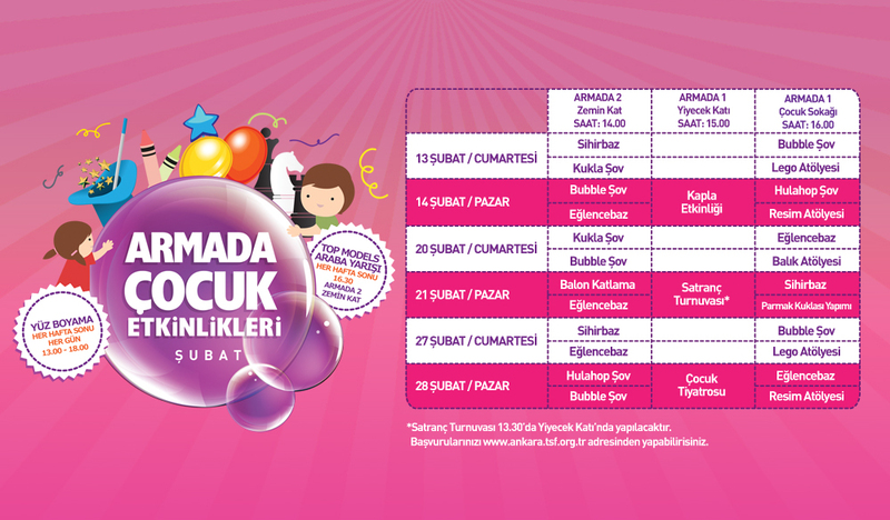 Armada AVM `de Armada Çocuk Etkinlikleri 