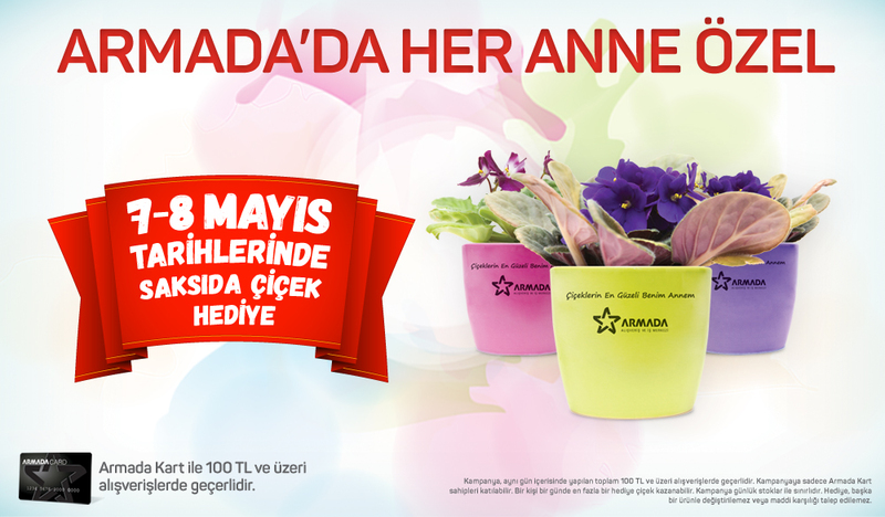 Armada AVM `de Her Anneye Çiçek Hediye 