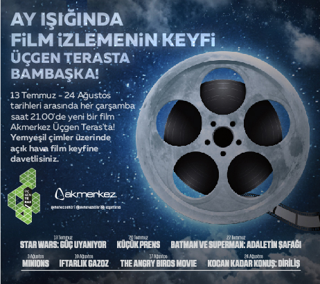 Ay Işığında Film İzlemenin Keyfi Akmerkez AVM `de 
