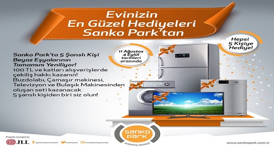 Beyaz eşyanız Sanko Park`tan 