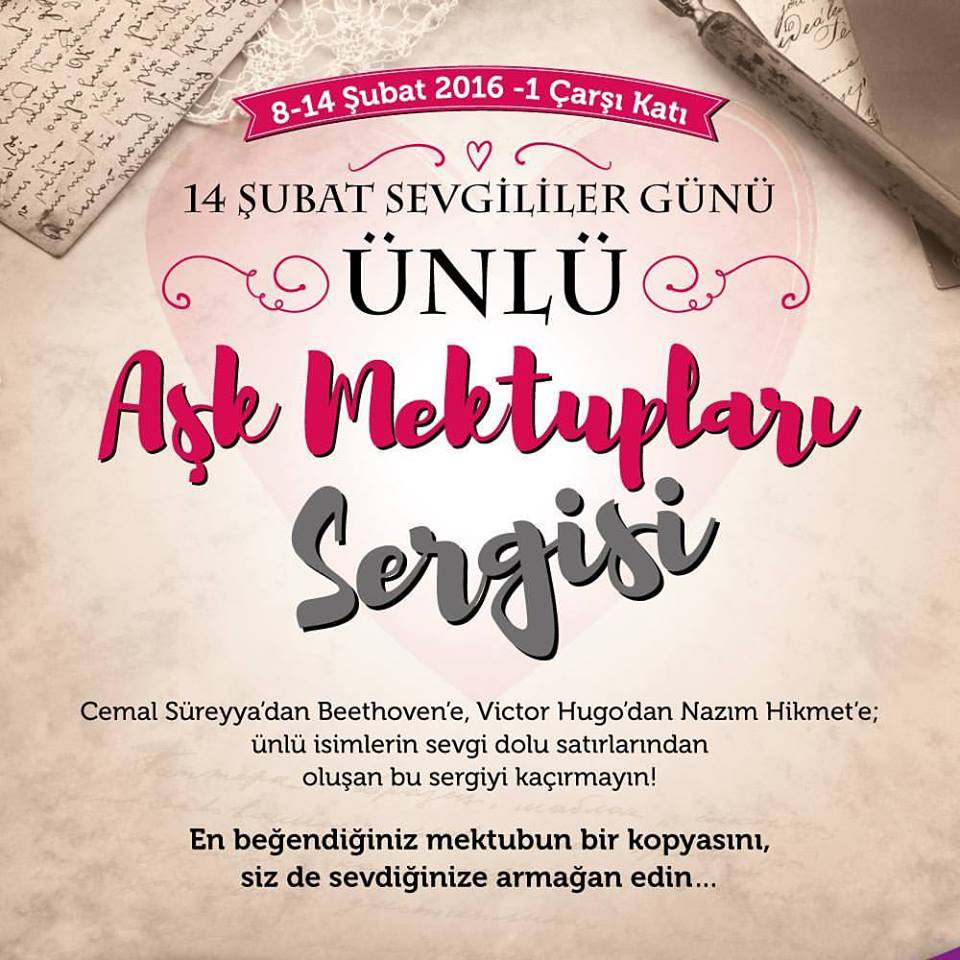 Bursa Kent Meydanı Aşk Mektupları Sergisi 