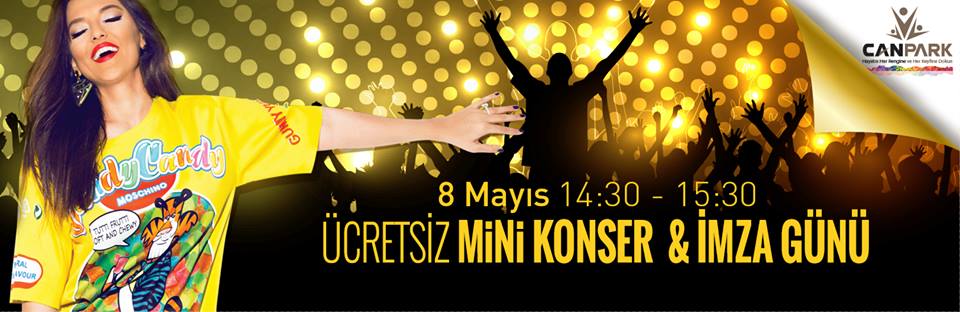 Canpark AVM `de Demet Akalın Mini Konser ve İmza Günü 