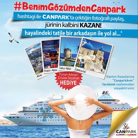 Canpark AVM Sizi Tatile Götürüyor! 