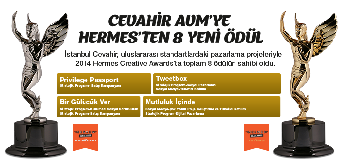 Cevahir AVM `ye Hermes `ten 8 Yeni Ödül 