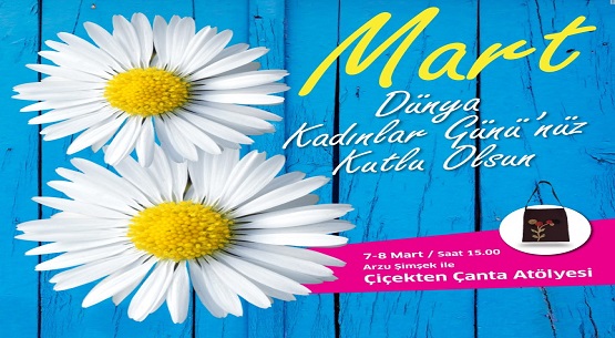 Çiçekten Çanta Atölyesi , İzmir Park`ta 