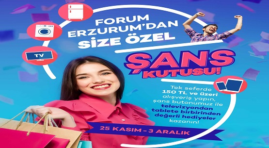 Forum Erzurum’dan kutu kutu hediye 