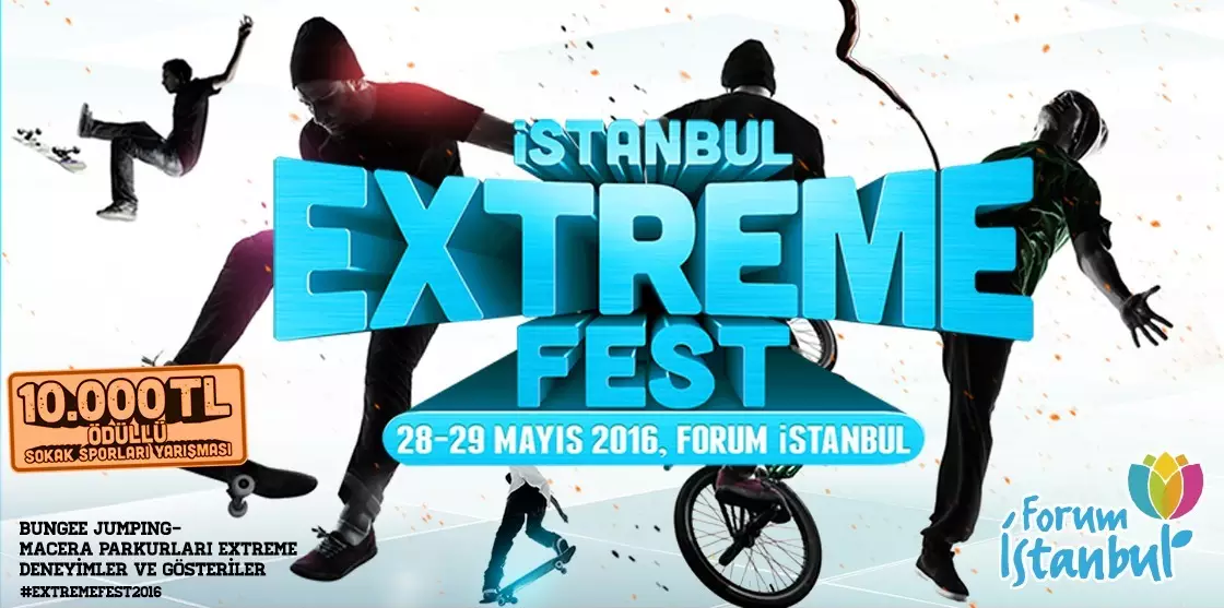 Forum İstanbul AVM `de İstanbul Extreme Festivali 