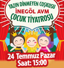 İnegöl AVM `de Çocuk Tiyatrosu Var 