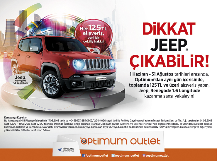 İstanbul Optimum AVM `Den Dikkat Jeep Çıkabilir! 