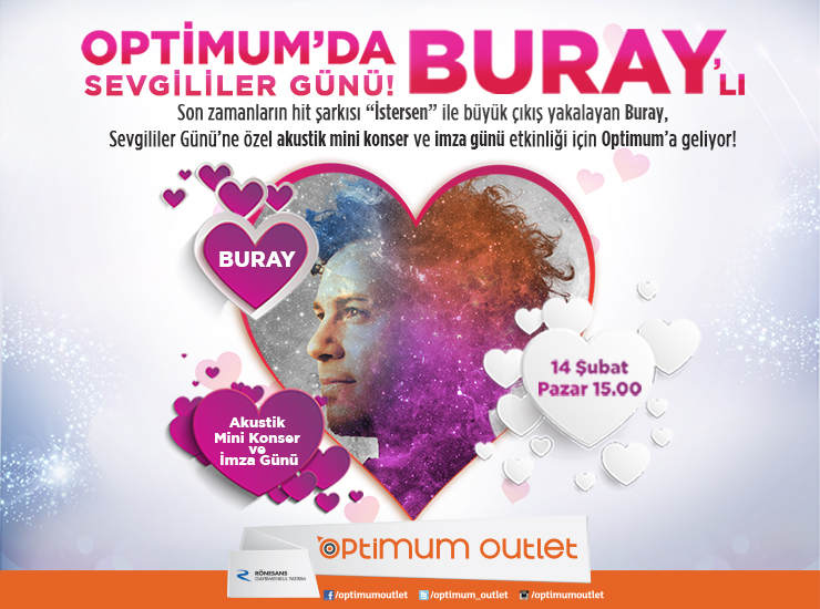 İstanbul Optimum Outlet AVM `de Buray Konseri 