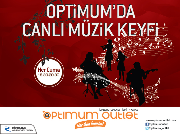 İzmir Optimum AVM ` de Canlı Müzik 