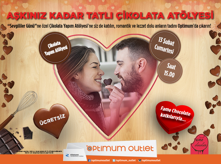 İzmir Optimum Outlet AVM Çikolata Atölyesi 