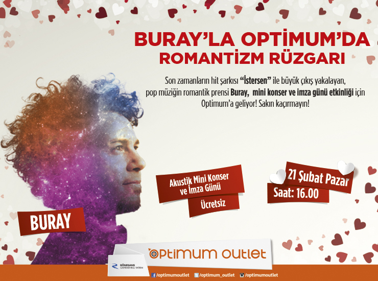 İzmir Optimum Outlet AVM `de Buray Konseri 