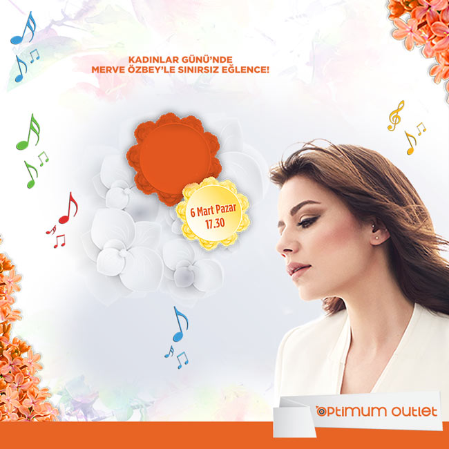 İzmir Optimum Outlet AVM `de Merve Özbey Mini Konser ve İmza Günü 