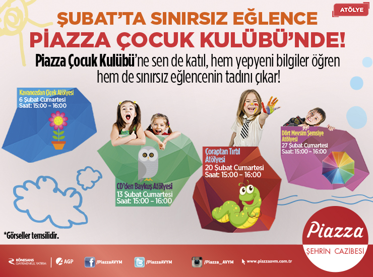 Kahramanmaraş Piazza AVM Çocuk Atölyeleri 