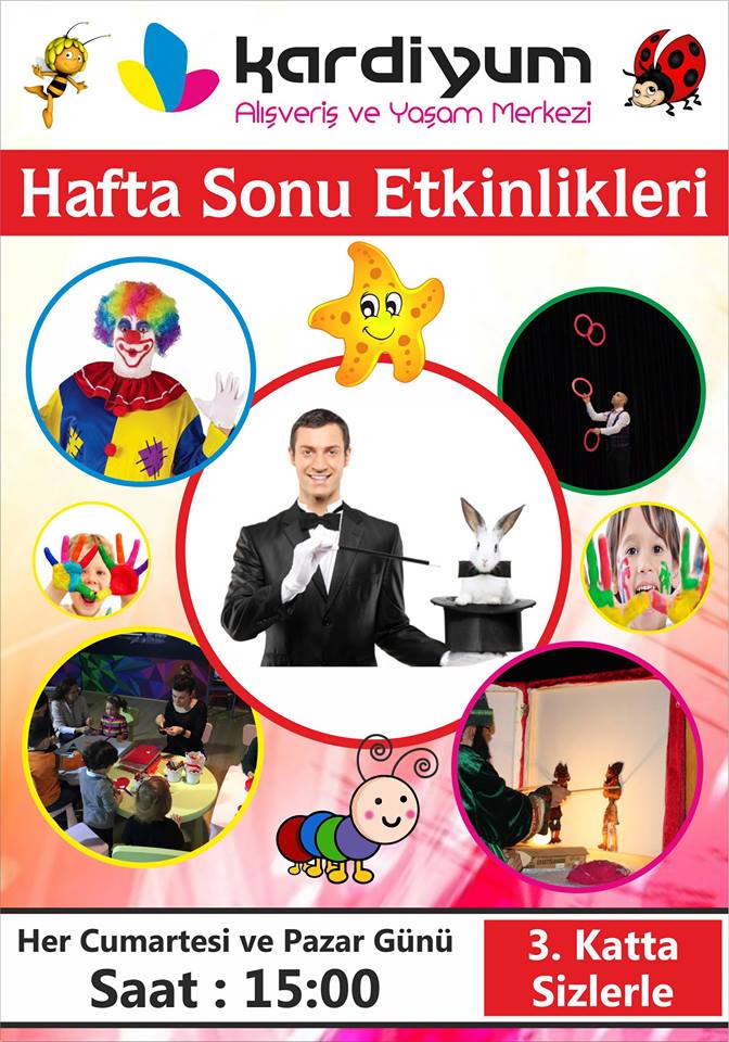 Kardiyum AVM `de Her Hafta Sonu Eğlence Var! 