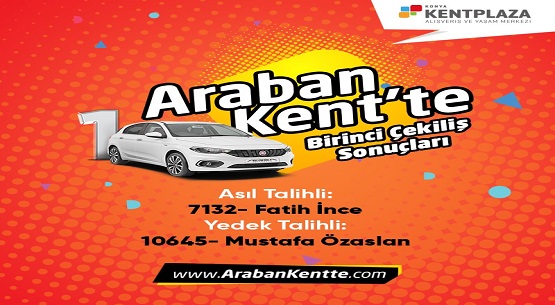 Kentplaza’da kazanan belli oldu