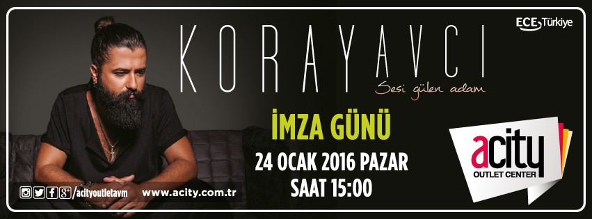 Acity AVM `de Koray Avcı İmza Günü 