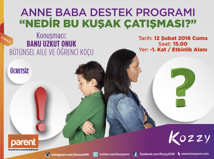 Kozzy AVM `de Anne Baba Destek Programı 