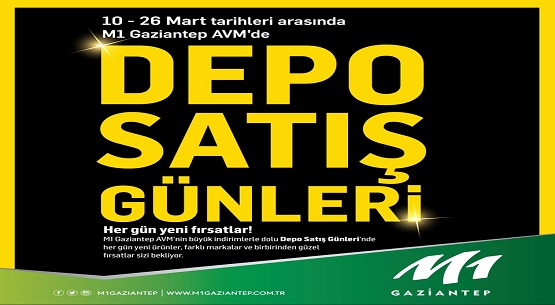M1 Gaziantep AVM’de düzenlenen Depo Satış Günleri devam ediyor 