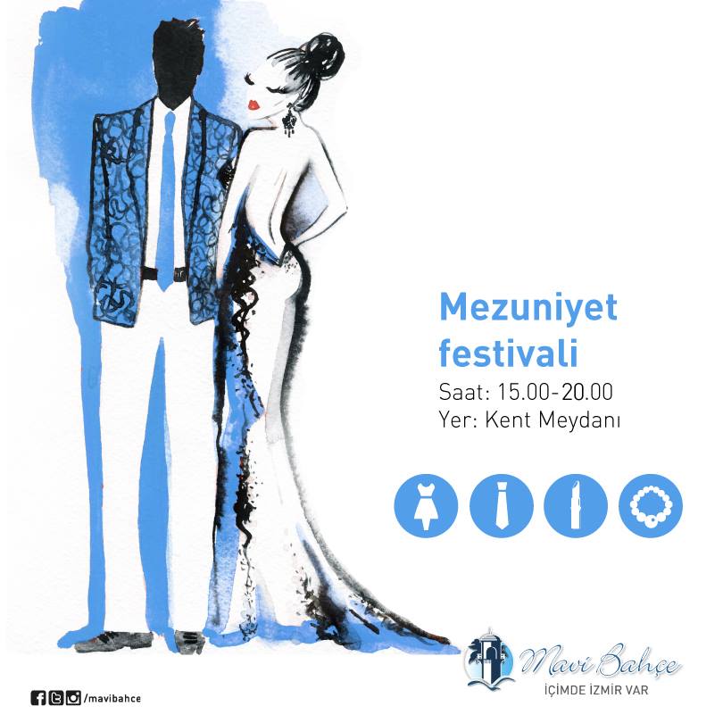 Mavi Bahçe AVM `de Mezuniyet Festivali 