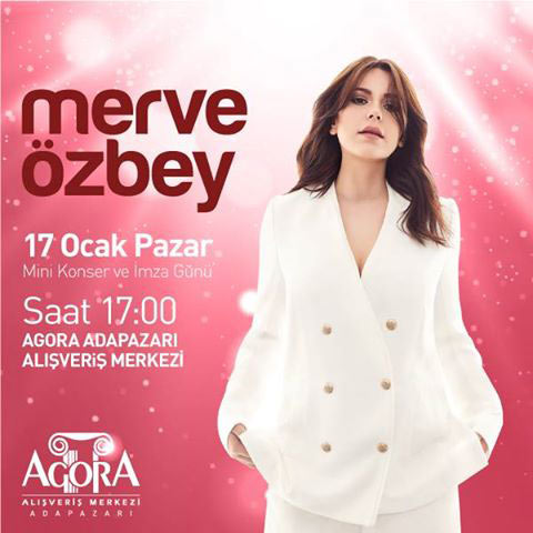 Merve Özbey Adapazarı Agora AVM `de! 