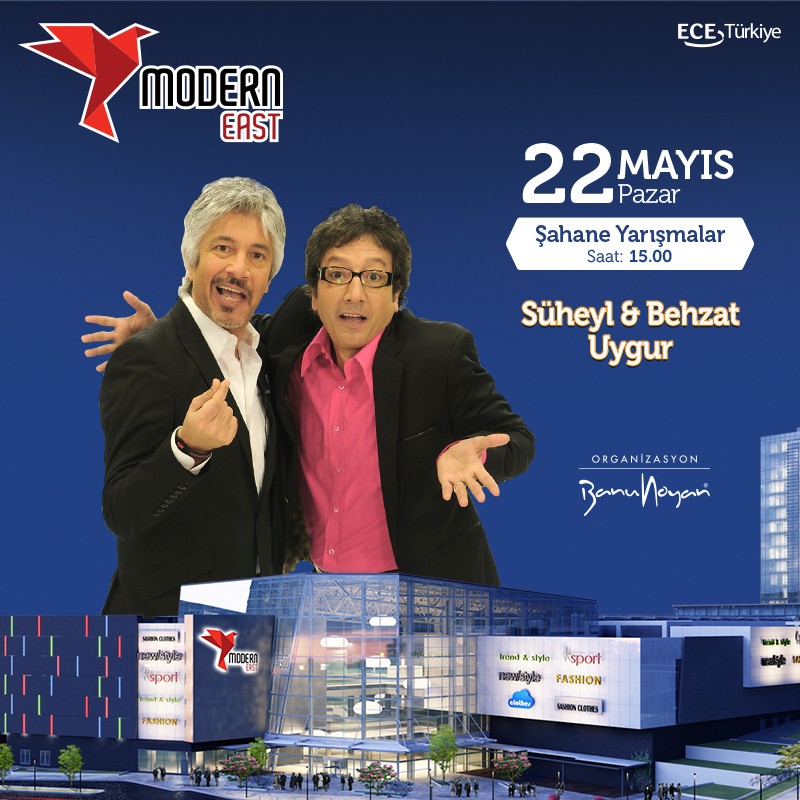 Modern East AVM `de Süheyl & Behzat Uygur Kardeşlerden Muhteşem Show!