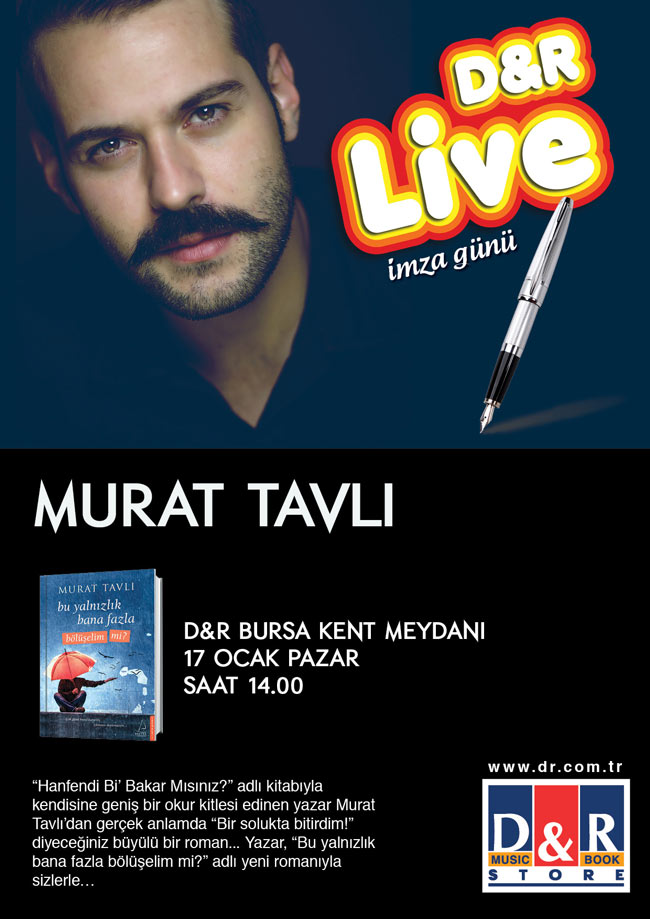 Murat Tavlı Kent Meydanı AVM D&R `da Kitabını İmzalıyor! 