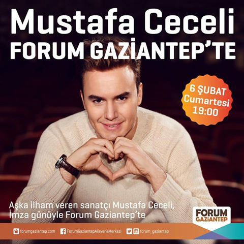 Mustafa Ceceli Forum Gaziantep AVM de 