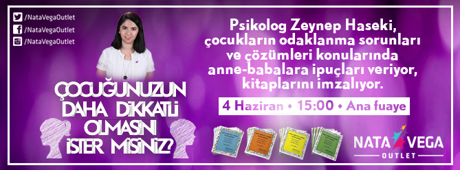 Nata Vega AVM `de Psikolog Zeynep Haseki 