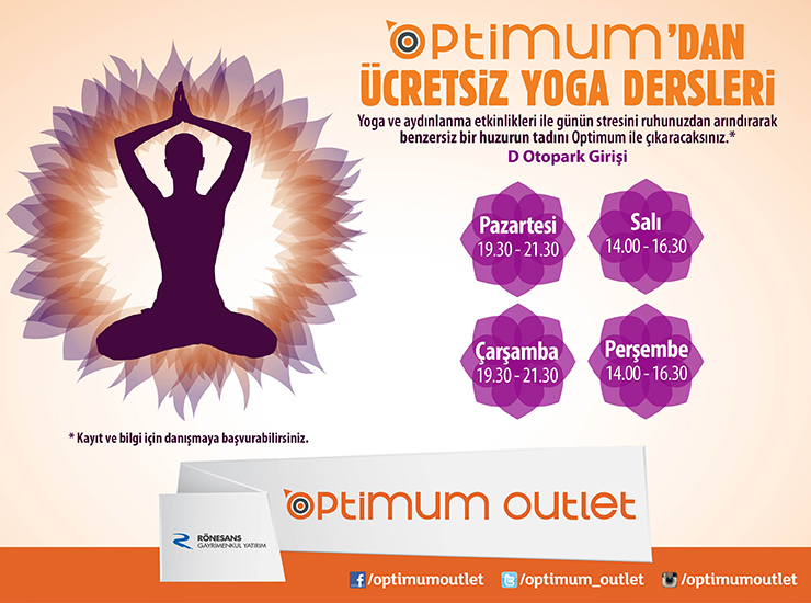 Optimum’dan Ücretsiz Yoga Dersleri 