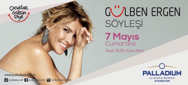 Palladium Ataşehir AVM `de Gülben Ergen İle Söyleşi 