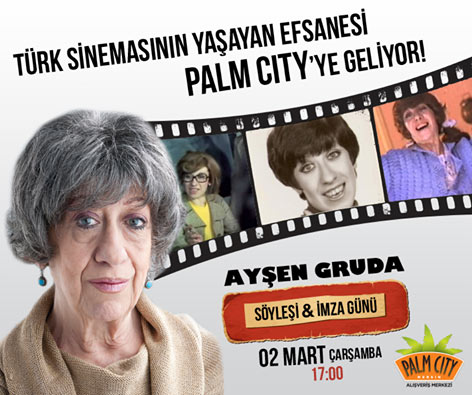 Palm City `de Ayşen Gruda Söyleşi&İmza Günü 