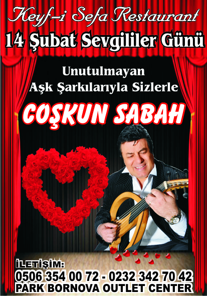 Park Bornova 14 Şubat Sevgililer Gününü Coşkun Sabah İle Kutluyor! 