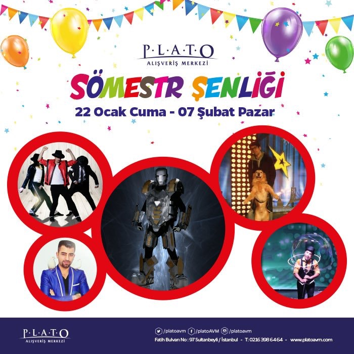 Plato AVM `de Sömestr Şenliği 