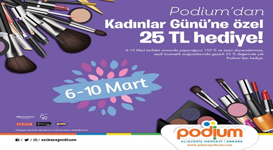 Podium Kadınlar Günü`nde kazandıracak 
