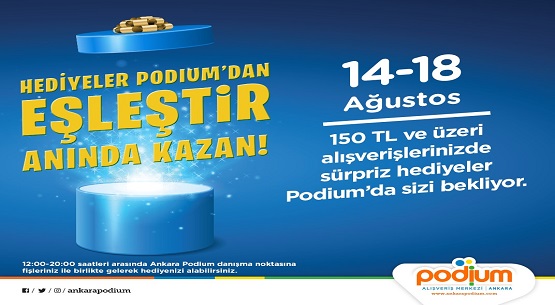 Podium`da eğlence bitmiyor 